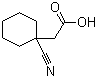 结构式 CAS# 133481-09-1, 1-氰基环己烷乙酸