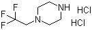 1-(2,2,2-Trifluoroethyl)piperazine dihydrochloride molecular structure (CAS 13349-91-2)