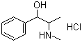 DL-Ephedrine hydrochloride  molecular structure (CAS 134-71-4)