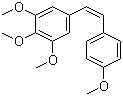 structure of CAS# 134029-49-5, (Z)-1,2,3-Trimethoxy-5-[2-(4-methoxyphenyl)ethenyl]benzene;(Z)-1-(4-Methoxyphenyl)-2-(3,4,5-trimethoxyphenyl)ethene