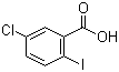 structure of CAS# 13421-00-6, 5-Chloro-2-iodobenzoic acid