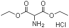 structure of CAS# 13433-00-6, Diethyl aminomalonate hydrochloride;Diethyl 2-aminomalonate hydrochloride; Aminomalonic acid diethyl ester hydrochloride