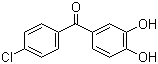 4'-Chloro-3,4-dihydroxybenzophenone molecular structure (CAS 134612-84-3)