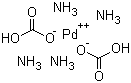 structure of CAS# 134620-00-1, Tetraamminepalladium (II) hydrogen carbonate