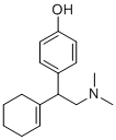 structure of CAS# 1346600-38-1, rac Dehydro-O-desmethyl Venlafaxine;4-[1-(cyclohexen-1-yl)-2-(dimethylamino)ethyl]phenol
