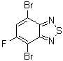 structure of CAS# 1347736-74-6, 4,7-Dibromo-5-fluoro-2,1,3-benzothiadiazole;4,7-Dibromo-5-fluorobenzo[c][1,2,5]thiadiazole