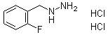 结构式 CAS# 1349715-77-0, [(2-氟苯基)甲基]肼二盐酸盐