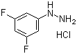 结构式 CAS# 134993-88-7, 3,5-二氟苯肼盐酸盐