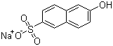 结构式 CAS# 135-55-7, 2-羟基-7-萘磺酸钠; 7-羟基-2-萘磺酸钠; 薛佛氏-beta-酸钠盐