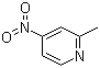 结构式 CAS# 13508-96-8, 2-甲基-4-硝基吡啶