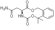 结构式 CAS# 13512-57-7, N2-叔丁氧羰基-L-天冬酰胺苄酯