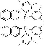 结构式 CAS# 135139-00-3, (S)-联萘(3,5-二甲苯基)膦; (S)-(-)-1,1'-联萘-2,2'-双二(3,5-二甲苯基)膦