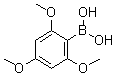 2,4,6-Trimethoxyphenylboronic acid molecular structure (CAS 135159-25-0)