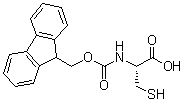 structure of CAS# 135248-89-4, N-(9-Fluorenylmethoxycarbonyl)-L-cysteine;N-[(9H-Fluoren-9-ylmethoxy)carbonyl]-L-cysteine; Fmoc-L-Cys-OH; Fmoc-cysteine