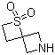 结构式 CAS# 1352546-75-8, 1-硫杂-6-氮杂螺[3.3]庚烷 1,1-二氧化物