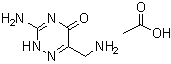 结构式 CAS# 1353100-80-7, 3-氨基-6-(氨基甲基)-1,2,4-三嗪-5(2H)-酮乙酸盐