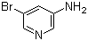 结构式 CAS# 13535-01-8, 5-溴-3-氨基吡啶
