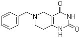 结构式 CAS# 135481-57-1, 5,6,7,8-四氢-6(苯基甲基)吡啶并[4,3-d]嘧啶-2,4(1H,3H)-二酮