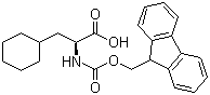 结构式 CAS# 135673-97-1, N-芴甲氧羰基-3-环己基-L-丙氨酸