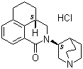 结构式 CAS# 135729-62-3, 盐酸帕洛诺司琼; (3aS)-2-[(3s)-1-氮杂双环[2.2.2]辛烷基-2,3,3a,4,5,6-六氢-1-氧代-1H-苯并[de]异喹啉盐酸盐