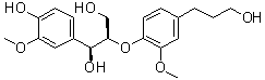 结构式 CAS# 135820-77-8, 赤式-愈创木基甘油-beta-O-4'-二氢松柏醇