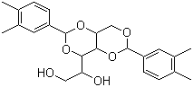 structure of CAS# 135861-56-2, 1,3:2,4-Bis(3,4-dimethylobenzylideno) sorbitol;Millad 3988; Millad 3988I; Millad 8C41-10; Nucleating agent 3988; ZN-3S