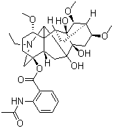 7-Hydroxylappaconitine molecular structure (CAS 1360-76-5)