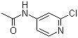 结构式 CAS# 13602-82-9, 4-乙酰氨基-2-氯吡啶; N-(2-氯吡啶-4-基)乙酰胺