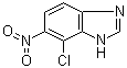结构式 CAS# 1360891-62-8, 7-氯-6-硝基-1H-苯并咪唑