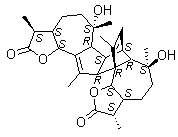 结构式 CAS# 1362-42-1, 洋艾素; 艾苦素