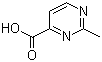 structure of CAS# 13627-49-1, 2-Methylpyrimidine-4-carboxylic acid