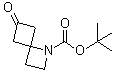 结构式 CAS# 1363380-93-1, 6-氧代-1-氮杂螺[3.3]庚烷-1-羧酸叔丁酯