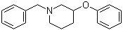 structure of CAS# 136421-63-1, 3-Phenoxy-1-(phenylmethyl)piperidine