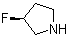 structure of CAS# 136725-54-7, 3(S)-Fluoropyrrolidine