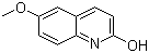 structure of CAS# 13676-00-1, 2-Hydroxy-6-methoxyquinoline;6-Methoxy-2-oxoquinoline