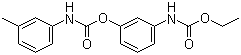 structure of CAS# 13684-44-1, Phenmedipham-ethyl;3-Ethoxycarbonylaminophenyl N-3-methylphenylcarbamate; Ethyl N-[3-[N'-(3-methylphenyl)carbamoyloxy]phenyl]carbamate