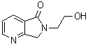 结构式 CAS# 136842-80-3, 6,7-二氢-6-(2-羟基乙基)-5H-吡咯并[3,4-b]吡啶-5-酮
