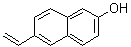 结构式 CAS# 136896-92-9, 6-乙烯基-2-萘酚