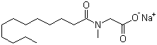 结构式 CAS# 137-16-6, N-月桂酰肌氨酸钠