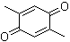structure of CAS# 137-18-8, 2,5-Dimethyl-2,5-cyclohexadiene-1,4-dione