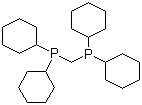 structure of CAS# 137349-65-6, Bis(dicyclohexylphosphino)methane;Methylenebis(dicyclohexylphosphine)