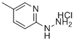 structure of CAS# 1375477-15-8, 2-Hydrazinyl-5-methylpyridine hydrochloride;(5-methylpyridin-2-yl)hydrazine;hydrochloride