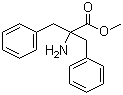 Methyl 2-amino-2-benzyl-3-phenylpropanoate molecular structure (CAS 137582-40-2)