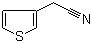 structure of CAS# 13781-53-8, 3-Thiopheneacetonitrile;3-Cyanomethylthiophene; Thiophene-3-acetonitrile