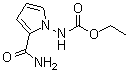 structure of CAS# 1379337-32-2, N-[2-(Aminocarbonyl)-1H-pyrrol-1-yl]carbamic acid ethyl ester