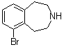 structure of CAS# 1379378-74-1, 6-Bromo-2,3,4,5-tetrahydro-1H-3-benzazepine