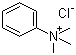 structure of CAS# 138-24-9, Phenyltrimethylammonium chloride;N,N,N-Trimethylanilinium chloride; Trimethylphenylammonium chloride