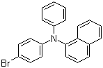 结构式 CAS# 138310-84-6, N-(4-溴苯基)-N-苯基-1-萘胺