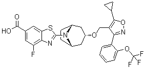结构式 CAS# 1383816-29-2, Tropifexor