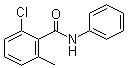 结构式 CAS# 1386861-46-6, 2-氯-6-甲基-N-苯基苯甲酰胺
